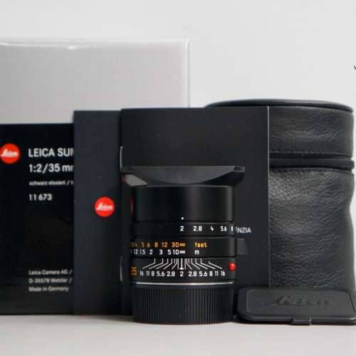 [FS] *** Leica Summicron-M 35mm F2.0 ASPH II - Black Lens (11673) ***