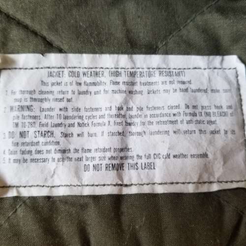 美軍美國空軍及坦克車部隊專用 外套 軍綠色 真品