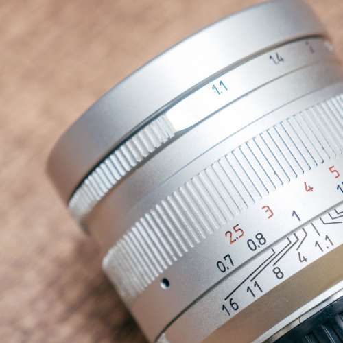 7Artisans 50mm F1.1 For M Mount （Silver）