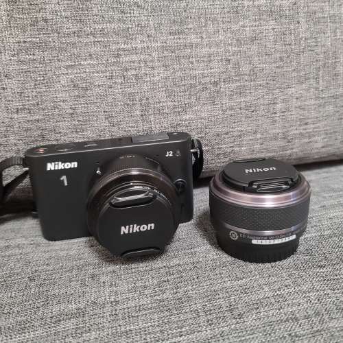 Nikon 1 J2 with 2 lenses 9成新