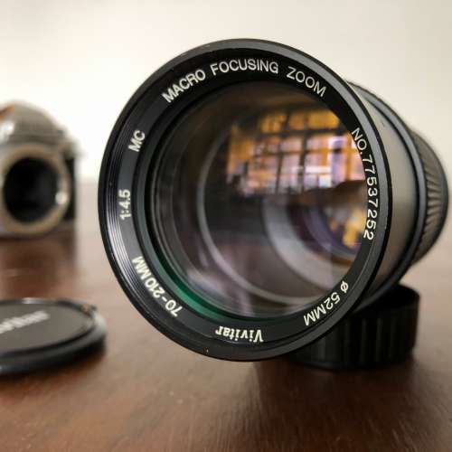 平讓 Vivitar 70-210mm 4.5 macro zoom for Nikon AI-s 三倍手動變焦兼微距鏡