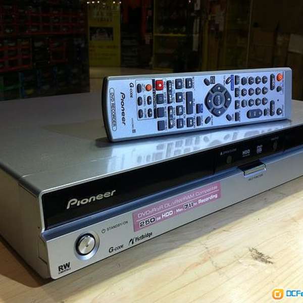 Pioneer DVD麗音250GB硬碟錄影機