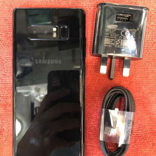 99%New Samsung Note 8 6+128GB 黑色 香港行貨 自用超值 超級新淨