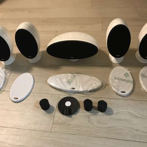 KEF KHT3005SE 白色喇叭5隻