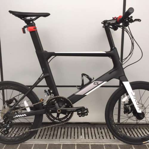 2020 新款 JAVA CL CARBON 18速 平把 451 碳纖小輪車 送水架前後蛙燈