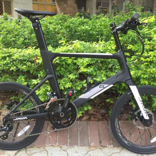2020 新款 JAVA CL CARBON 18速 平把 451 碳纖小輪車 送水架前後蛙燈