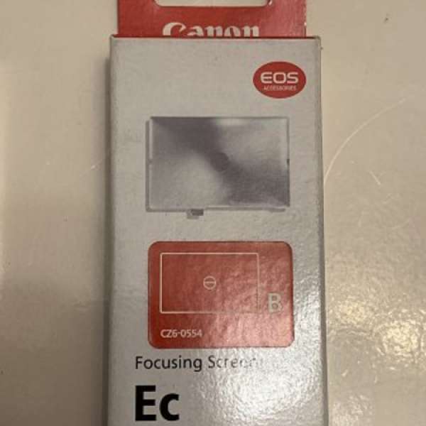 Canon EOS 1DX 1DX2 1DX3 可用 EC-B Focusing Screen 對焦屏全新未開