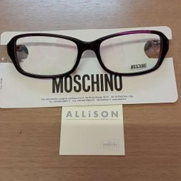 全新 MOSCHINO 平光眼鏡(SWAROVSKI 水晶),只售HK$250(不議價)