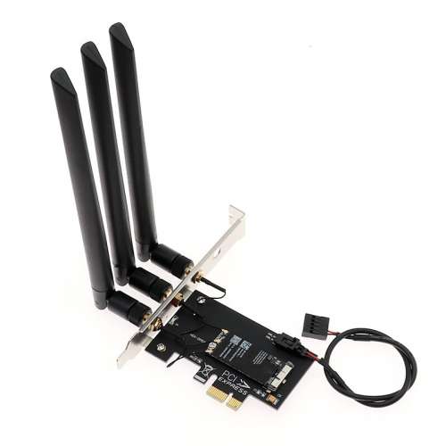 801.11ac AC1750 1750Mbps (1300+450mbps) 2.4/5GHz Dual Band PCIe WIFI Card