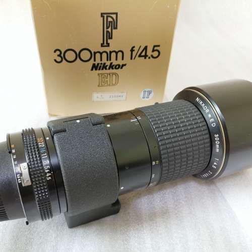 Nikon 300mm f/4 AIS ED 日本製造 長炮鏡王 影荷花 打雀一流。
