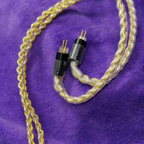 7N單晶銅鍍銀鍍金耳機線 升級線aaw QDC fender campfire westone Shure 2.5mm 3.5m...