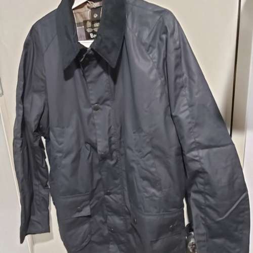 全新Barbour 男裝深藍色Ashby Wax Jacket (100%正貨)