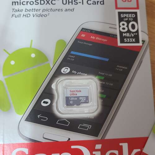 全新行貨 sandisk microsd 128g micro sdxc Micro SD Card