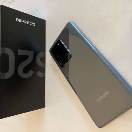 99%新 行貨Samsung S20 ultra 灰色全套有盒