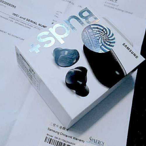 100%New 黑色Samsung Galaxy Buds+ 真無線耳機