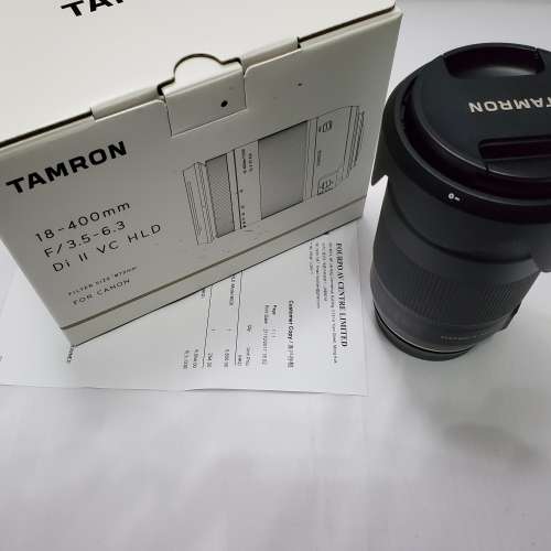 Tamron 18-400mm f/3.5-6.3 Di II VC HLD (B028) , Canon EF mount