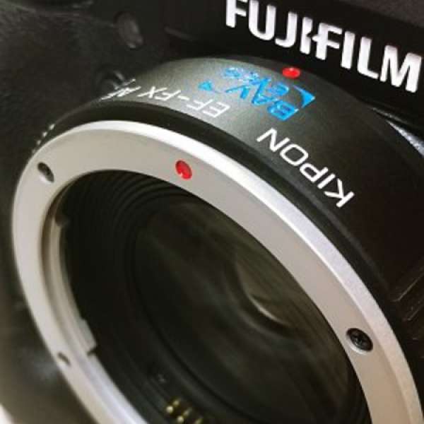 極新Kipon佳能轉富士EF-FX mount自動對焦減焦距0.7x