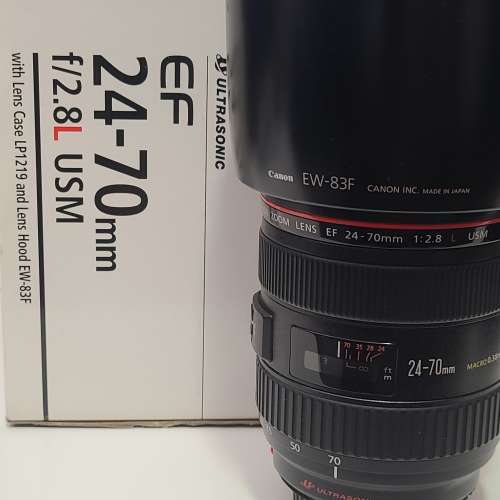 Canon EF 24-70 f2.8 L 連hoya filter