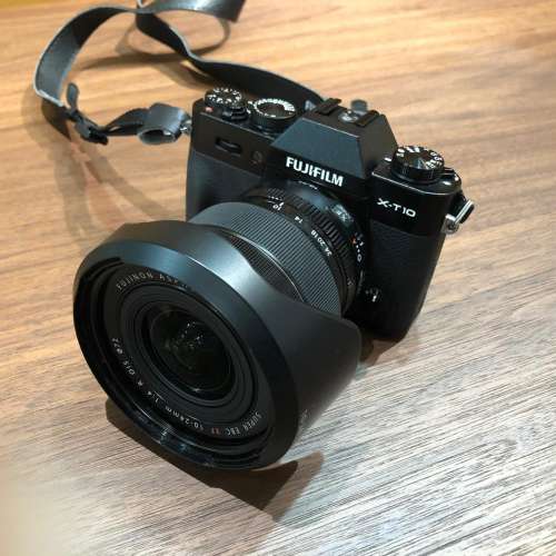 Fujifilm X-T10 黑色 跟kit 鏡，另可加配廣角鏡