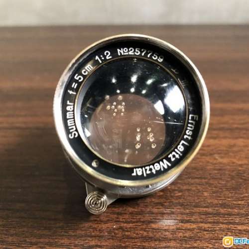 Leica Summar 50/2 LTM Nickel uncoat 白玻璃