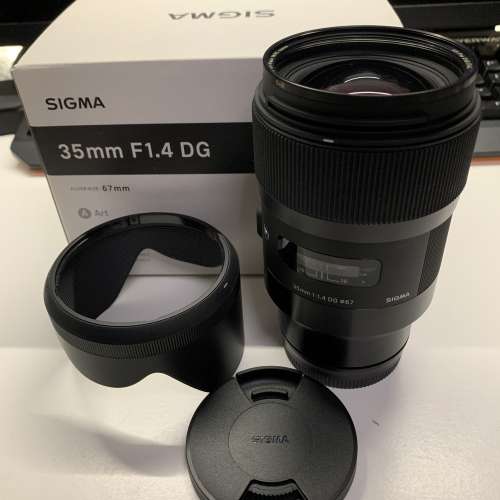 99% New Sigma 35mm F1.4 DG ART 行貨 for a7r3 a73 a6600 a6500 a6400