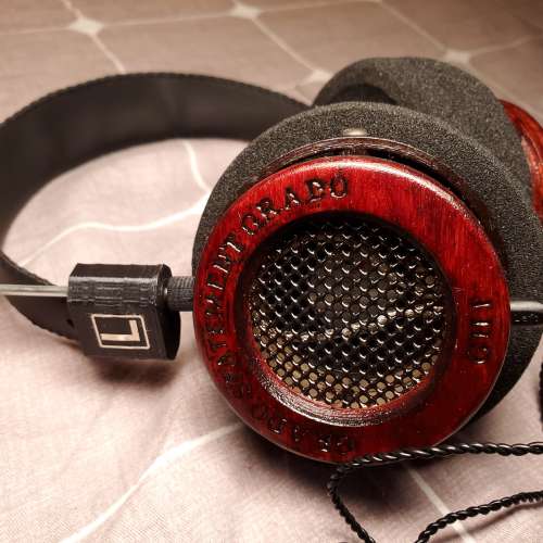 DIY 頭戴式耳機耳牛 44mm 原裝歌德 Grado 2代單元 配開放式3d print木質外殼