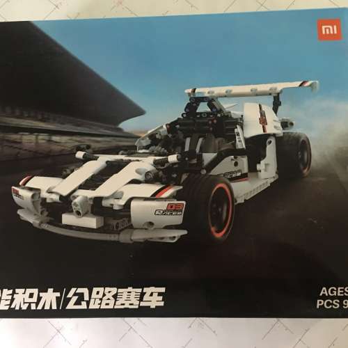 全新小米 米兔 公路賽車 內連摩打可電動 lego 積木