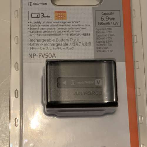 Sony NP-FV50A V Series 充電池全新未開