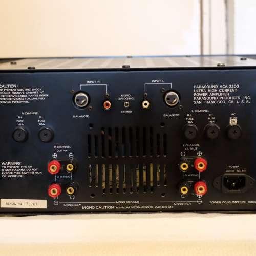PARASOUND HCA-2200  後級