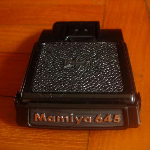 ~新浄~ Mamiya 645 大底相機頂蓋 同放大鏡 + Slide 底片盒 ( 有皮套 )