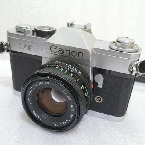Canon FP 菲林相機 連 原廠50mm f/1.8 標準鏡頭 日本製造