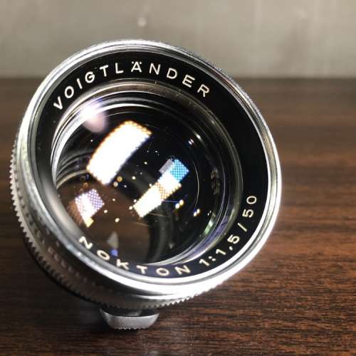 Voigtlander Prominent Nokton 50/1.5 with case and filter