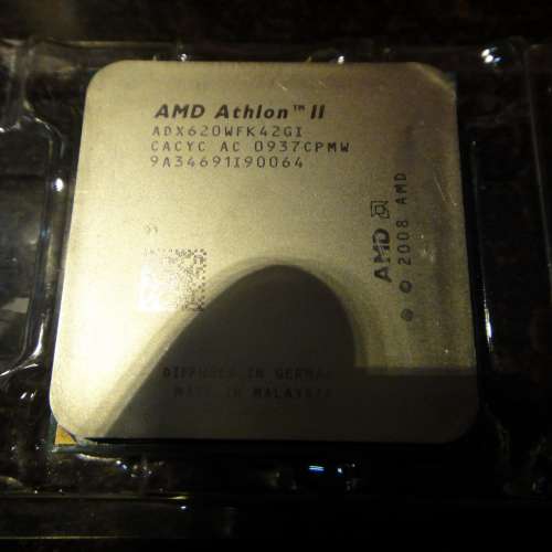 AMD Athlon II X4 620 2.6GHz 四核心CPU Socket AM3