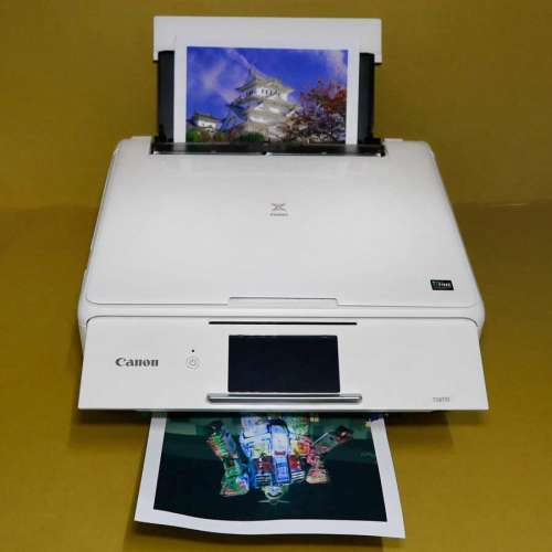 good condition入滿墨用6色780 781墨盒無盒新淨Canon TS8170 Scan printer(可無線...