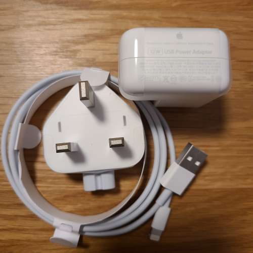 全新原廠 Apple iPad A1556 USB Power Adapter 電源轉換器 充電器 連lighting 線