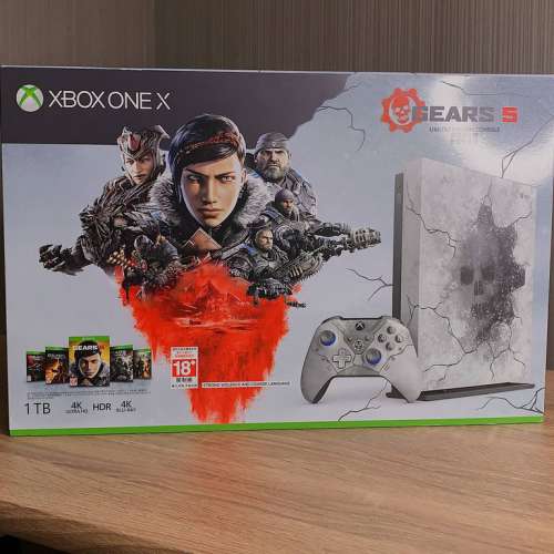 Xbox one x gears of war 5 紀念版