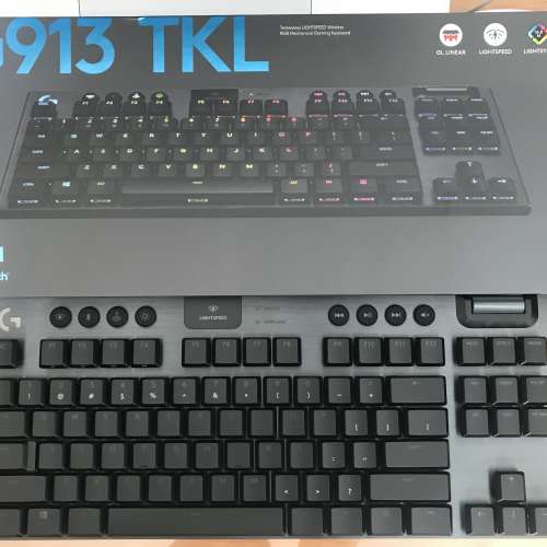 Logitech G913 TKL Linear 無線機械式遊戲鍵盤 線性鍵 (連購入贈品: G433 耳機)