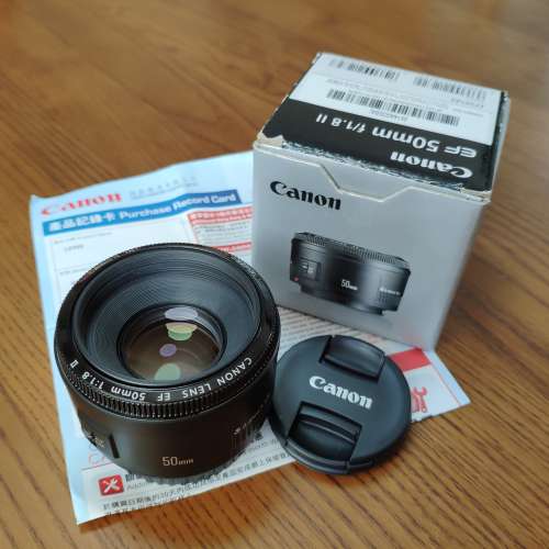 Canon EF 50mm f/1.8 II（非STM版）鏡頭 行貨有盒 連前後蓋 50.8 FF / APS-C 適用 9...