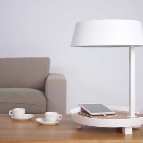時尚設計枱燈 table lamp配USB手機充電插頭 interior design furniture 室內設計傢俱