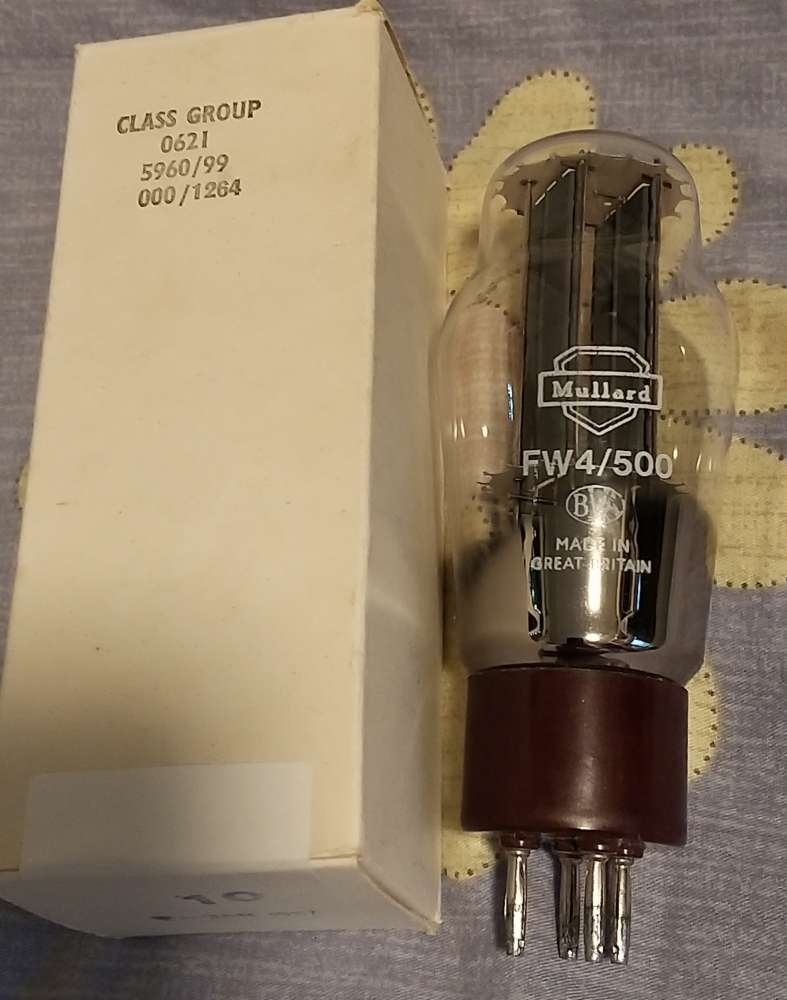 英國制造Mullard FW4/500 代用5u4g - 二手或全新擴音機, 影音產品