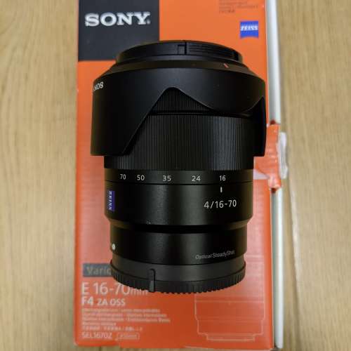 SONY Vario-Tessar T* E 16-70mm F4 ZA OSS SEL1670Z