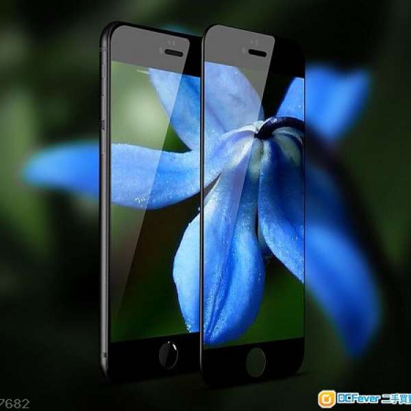 iPhone 6/7/8/Plus 5D曲面全屏玻璃貼（$70二張）