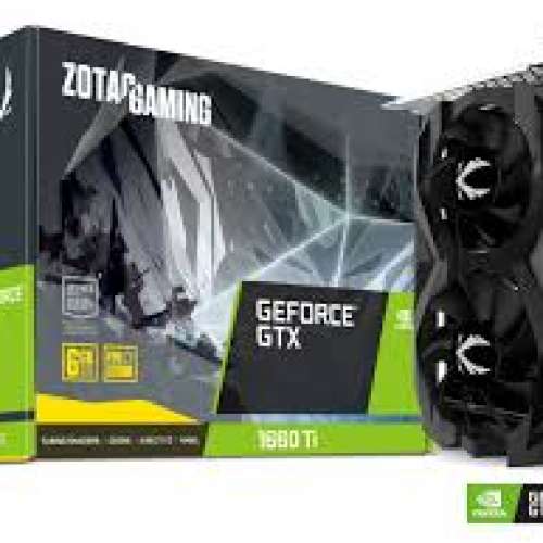 全新港行5年保Zotac GAMING GeForce GTX1660 Ti 6GB GDDR6 (ZT-T16610F-10L)