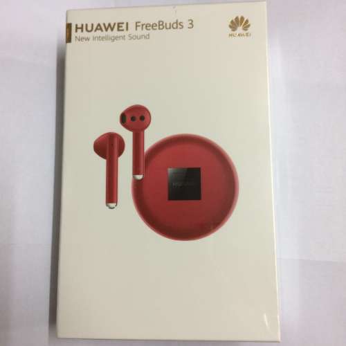 【全新未開】華為 Huawei Freebuds 3 蜜語紅色 藍芽耳機 行貨