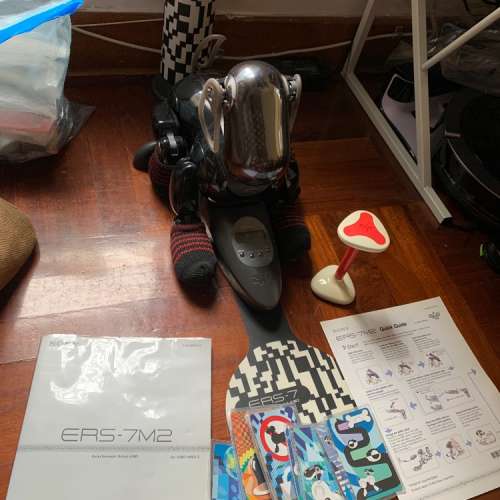 sony aibo ers 7m2 黑色版本 絕版 罕有 珍藏 電子機器寵物 機械狗