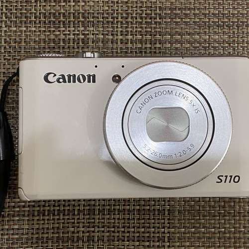 95% New Canon S110  f/2.0大光圈24mm超廣角5倍光學變焦鏡頭