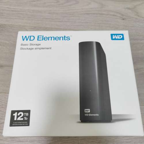 全新Western Digital WD Elements Desktop 12TB (USB 3.0) 外置硬盤ext