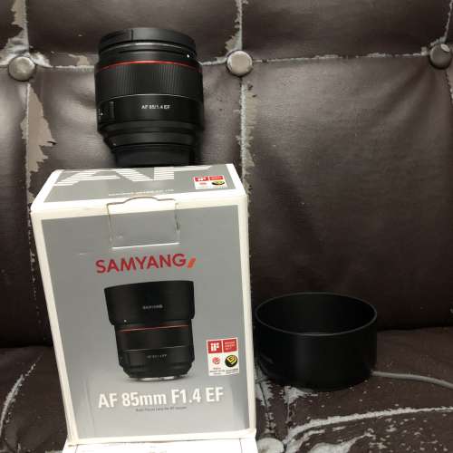 極新淨 全套有盒 行貨 Samyang 85 85mm F1.4 EF AF 自動對焦 Auto Focus Canon Mount