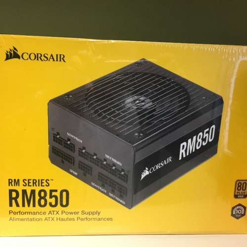 全新 corsair RM850 2019 EDITION 全模组 gold 火牛