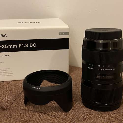 Sigma 18-35mm f 1.8 for canon 行貨 100% 新